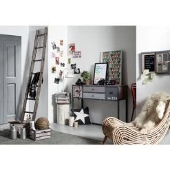 Kave Home - Fauteuil Tika En Rotin Et Pieds En Bois Massif D'acajou - Naturel -KAVE HOME Soldes 2022 12368912 4