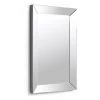 Kave Home - Miroir Lena Rectangulaire 90 X 60 Cm Avec Cadre En Verre - Argenté -KAVE HOME Soldes 2022 12368928 1
