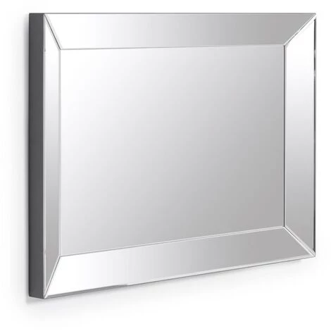 Kave Home - Miroir Lena Rectangulaire 90 X 60 Cm Avec Cadre En Verre - Argenté 4 Kave Home - Miroir Lena Rectangulaire 90 X 60 Cm Avec Cadre En Verre - Argenté – Image 2