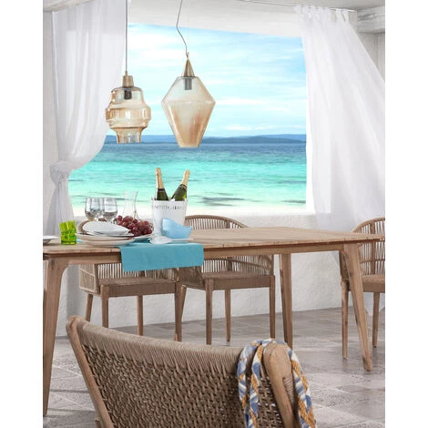 Kave Home - Suspension Covell 1 Ampoule En Verre Dépoli Et Teint De Couleur Ambré - Orange 4 Kave Home - Suspension Covell 1 Ampoule En Verre Dépoli Et Teint De Couleur Ambré - Orange – Image 2