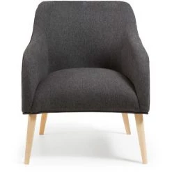 Kave Home - Fauteuil Bobly Graphite à Accoudoirs Et Pieds En Bois Massif De Hêtre - Noir 8 Kave Home - Fauteuil Bobly Graphite à Accoudoirs Et Pieds En Bois Massif De Hêtre - Noir -KAVE HOME Soldes 2022 12369053 3