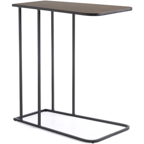 Kave Home - Table D'appoint Vinker G Rectangulaire 56 X 33 Cm De Metal Et Cobre Con Structure En Acier Noir - Cuivre 3 Kave Home - Table D'appoint Vinker G Rectangulaire 56 X 33 Cm De Metal Et Cobre Con Structure En Acier Noir - Cuivre