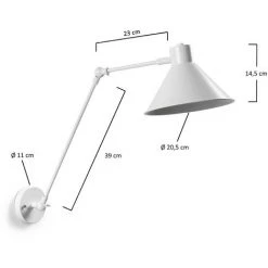 Kave Home - Applique Dione Blanc En Acier - Blanc 7 Kave Home - Applique Dione Blanc En Acier - Blanc -KAVE HOME Soldes 2022 12369140 3