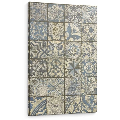 Kave Home - Cadre Udo Bleu Et Oro Rectangulaire 60 X 90 Cm - Multicolore 3 Kave Home - Cadre Udo Bleu Et Oro Rectangulaire 60 X 90 Cm - Multicolore