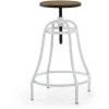 Kave Home - Tabouret De Bar Malira Blanc Avec Hauteur Réglable 66-84 Cm, Assise En Bois De Bambou Et Pied En Acier - Blanc 2 Kave Home - Tabouret De Bar Malira Blanc Avec Hauteur Réglable 66-84 Cm, Assise En Bois De Bambou Et Pied En Acier - Blanc -KAVE HOME Soldes 2022 12369451 1
