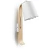 Kave Home - Applique Repcy Blanc En Bois Massif De Hêtre Et 100% Coton - Blanc 1 Kave Home - Applique Repcy Blanc En Bois Massif De Hêtre Et 100% Coton - Blanc -KAVE HOME Soldes 2022 12369487 1
