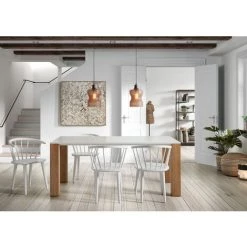 Kave Home - Chaise De Salle à Manger Trise Blanc En Bois Massif De Caoutchouc - Blanc 10 Kave Home - Chaise De Salle à Manger Trise Blanc En Bois Massif De Caoutchouc - Blanc -KAVE HOME Soldes 2022 12369595 4