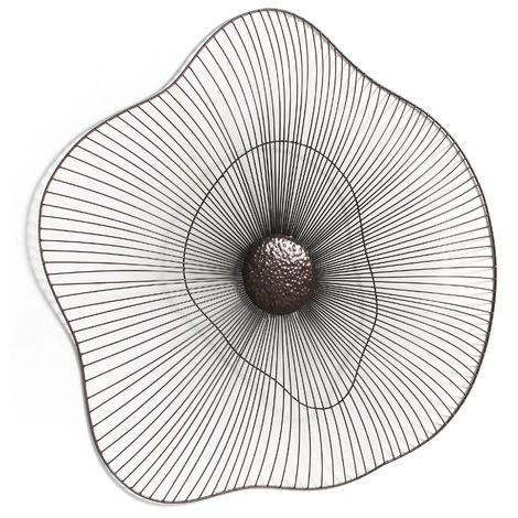 Kave Home - Panneau Mural Reel 95 X 93 Cm - Cuivre 3 Kave Home - Panneau Mural Reel 95 X 93 Cm - Cuivre