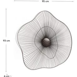 Kave Home - Panneau Mural Reel 95 X 93 Cm - Cuivre 5 Kave Home - Panneau Mural Reel 95 X 93 Cm - Cuivre -KAVE HOME Soldes 2022 12369624 2