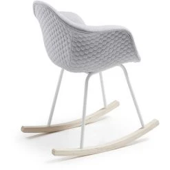 Kave Home - Fauteuil à Bascule Kevya Gris Clair Avec Accoudoirs Et Patins En Bois Massif De Hêtre - Gris 9 Kave Home - Fauteuil à Bascule Kevya Gris Clair Avec Accoudoirs Et Patins En Bois Massif De Hêtre - Gris -KAVE HOME Soldes 2022 12369659 3