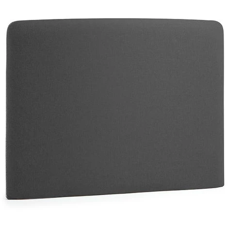 Kave Home - Tète De Lit Dyla Graphite 108 X 76 Cm En Bois Et Mousse De Polyuréthane Rembourré Avec Tissu Traitement Anti-taches Pour Lit De 90 Cm - Noir 3 Kave Home - Tète De Lit Dyla Graphite 108 X 76 Cm En Bois Et Mousse De Polyuréthane Rembourré Avec Tissu Traitement Anti-taches Pour Lit De 90 Cm - Noir