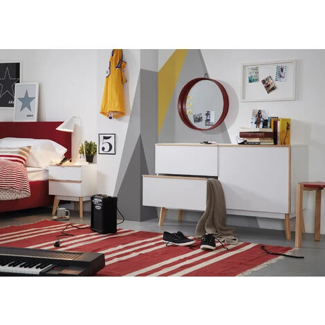 Kave Home - Lampe De Table Tipir Blanche En Acier - Blanc 4 Kave Home - Lampe De Table Tipir Blanche En Acier - Blanc – Image 2