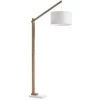 Kave Home - Lampadaire Riaz Blache En Bois Massif De Hêtre, Base En Acier Et 100% Coton - Blanc 1 Kave Home - Lampadaire Riaz Blache En Bois Massif De Hêtre, Base En Acier Et 100% Coton - Blanc -KAVE HOME Soldes 2022 12369785 1