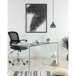 Kave Home - Bureau Burano Transparente Rectangulaire 125 X 70 Cm En Verre Trempé - Transparent 8 Kave Home - Bureau Burano Transparente Rectangulaire 125 X 70 Cm En Verre Trempé - Transparent -KAVE HOME Soldes 2022 12369790 3