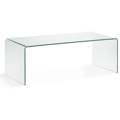 Kave Home - Table Basse Burano Transparent Rectangulaire 110 X 50 Cm En Verre Trempé - Transparent 3 Kave Home - Table Basse Burano Transparent Rectangulaire 110 X 50 Cm En Verre Trempé - Transparent