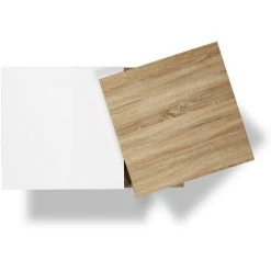 Kave Home - Table Basse Extensible Kiu 70 (106) X 70 Cm En Bois - Naturel 9 Kave Home - Table Basse Extensible Kiu 70 (106) X 70 Cm En Bois - Naturel -KAVE HOME Soldes 2022 12369805 3