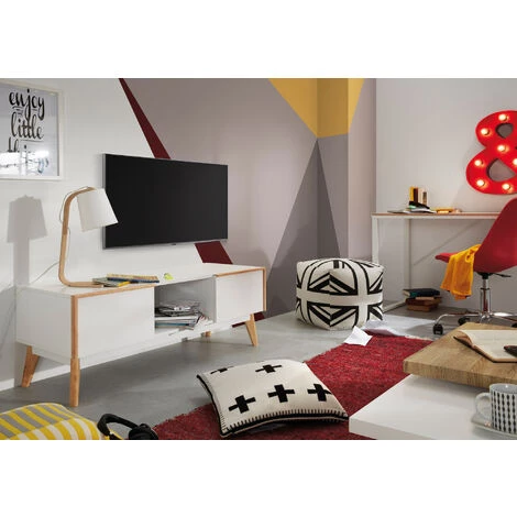 Kave Home - Table Basse Extensible Kiu 70 (106) X 70 Cm En Bois - Naturel 6 Kave Home - Table Basse Extensible Kiu 70 (106) X 70 Cm En Bois - Naturel – Image 4