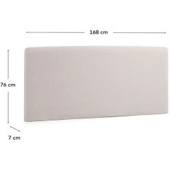 Kave Home - Tète De Lit Dyla Beige 168 X 76 Cm En Bois Et Mousse De Polyuréthane Rembourré Avec Tissu Traitement Anti-taches Pour Lit De 150 Cm - Beige 7 Kave Home - Tète De Lit Dyla Beige 168 X 76 Cm En Bois Et Mousse De Polyuréthane Rembourré Avec Tissu Traitement Anti-taches Pour Lit De 150 Cm - Beige -KAVE HOME Soldes 2022 12369810 3