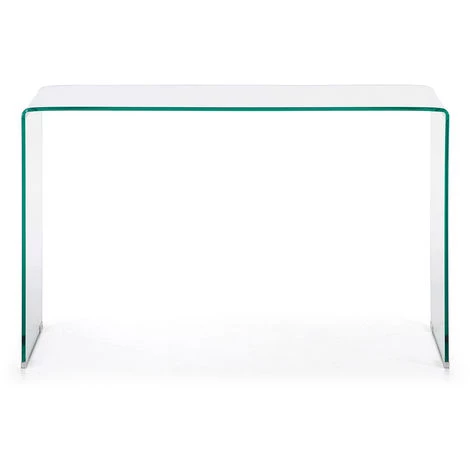 Kave Home - Console Burano Transparent Rectangulaire 125 X 78 Cm En Verre Trempé - Transparent 4 Kave Home - Console Burano Transparent Rectangulaire 125 X 78 Cm En Verre Trempé - Transparent – Image 2