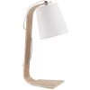 Kave Home - Lampe De Table Repcy Blanche En Bois Massif De Hêtre Et 100% Coton - Blanc 1 Kave Home - Lampe De Table Repcy Blanche En Bois Massif De Hêtre Et 100% Coton - Blanc -KAVE HOME Soldes 2022 12369875 1