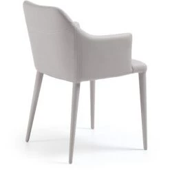 Kave Home - Chaise De Salle à Manger Croft Beige Avec Accoudoirs En Polyuréthane Et Pieds En Acier - Beige 8 Kave Home - Chaise De Salle à Manger Croft Beige Avec Accoudoirs En Polyuréthane Et Pieds En Acier - Beige -KAVE HOME Soldes 2022 12369894 3