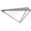 Kave Home - Étagère Murale Teg Triangulaire 40 X 20 cm En Acier Noir - Noir