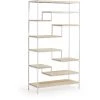 Kave Home - Étagère Push 100 X 180 Cm En Bois Massif De Manguier Et Structure En Acier Blanc - Naturel 2 Kave Home - Étagère Push 100 X 180 Cm En Bois Massif De Manguier Et Structure En Acier Blanc - Naturel -KAVE HOME Soldes 2022 12369962 1