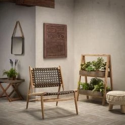 Kave Home - Table D'appoint Pliable Merida Rectangulaire 55 X 35 Cm En Ciment Avec Structure En Bois Massif D'acacia Pour Usage Intérieur Et Extérieur - Gris 8 Kave Home - Table D'appoint Pliable Merida Rectangulaire 55 X 35 Cm En Ciment Avec Structure En Bois Massif D'acacia Pour Usage Intérieur Et Extérieur - Gris -KAVE HOME Soldes 2022 12370143 3