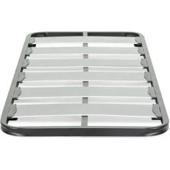 Kave Home - Sommier Talo 90 X 200 Cm Avec Structure Métallique, Lattes En Bois Et Joints Anti-bruit - Gris