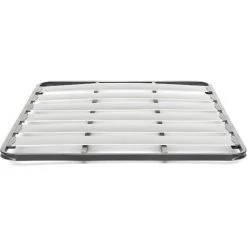 Kave Home - Sommier Talo 140 X 190 Cm Avec Structure Métallique, Lattes En Bois Et Joints Anti-bruit - Gris