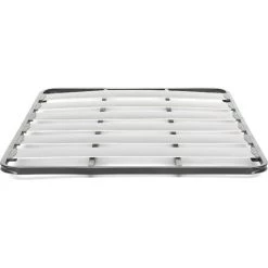 Kave Home - Sommier Talo 150 X 190 Cm Avec Structure Métallique, Lattes En Bois Et Joints Anti-bruit - Gris