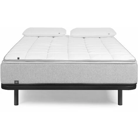 Kave Home - Base De Lit Under Noir 160 X 200 Cm Avec Structure Métallique Rembourrée Avec Tissu 3D Antidérapant Et Respirant - Noir 4 Kave Home - Base De Lit Under Noir 160 X 200 Cm Avec Structure Métallique Rembourrée Avec Tissu 3D Antidérapant Et Respirant - Noir – Image 2