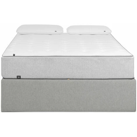 Kave Home - Sommier Coffre Matters 180 X 200 Cm Gris Avec Structure En Bois Et Mousse De Polyuréthane Rembourré Avec Tissu Traitement Anti-taches - Gris 5 Kave Home - Sommier Coffre Matters 180 X 200 Cm Gris Avec Structure En Bois Et Mousse De Polyuréthane Rembourré Avec Tissu Traitement Anti-taches - Gris – Image 3