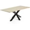 Kave Home - Table De Salle à Manger Argo Rectangulaire 220 X 100 Cm En Bois De Chêne Et Pieds En Acier Noir - Naturel 1 Kave Home - Table De Salle à Manger Argo Rectangulaire 220 X 100 Cm En Bois De Chêne Et Pieds En Acier Noir - Naturel -KAVE HOME Soldes 2022 12370656 1
