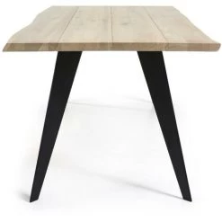 Kave Home - Table De Salle à Manger Koda Rectangulaire 220 X 100 Cm En Bois De Chêne Et Pieds En Acier Noir - Naturel 8 Kave Home - Table De Salle à Manger Koda Rectangulaire 220 X 100 Cm En Bois De Chêne Et Pieds En Acier Noir - Naturel -KAVE HOME Soldes 2022 12370657 3