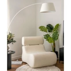 Kave Home - Lampadaire Juhe Blache En Acier Et Base En Marbre - Blanc 6 Kave Home - Lampadaire Juhe Blache En Acier Et Base En Marbre - Blanc -KAVE HOME Soldes 2022 12370732 2