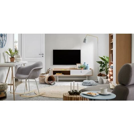 Kave Home - Fauteuil Club Gris Avec Appui-tête Et Tapissé En Tissu Anti-tâches - Gris 6 Kave Home - Fauteuil Club Gris Avec Appui-tête Et Tapissé En Tissu Anti-tâches - Gris – Image 4