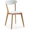 Kave Home - Chaise De Salle à Manger Areia Blanc En Mélamine Et Bois De Chêne - Blanc 1 Kave Home - Chaise De Salle à Manger Areia Blanc En Mélamine Et Bois De Chêne - Blanc -KAVE HOME Soldes 2022 12370750 1