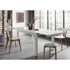 Kave Home - Chaise De Salle à Manger Areia Blanc En Mélamine Et Bois De Chêne - Blanc 10 Kave Home - Chaise De Salle à Manger Areia Blanc En Mélamine Et Bois De Chêne - Blanc -KAVE HOME Soldes 2022 12370750 4