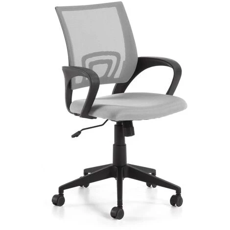 Kave Home - Chaise De Bureau Rail Gris Avec Accoudoirs Et Roulettes - Gris 3 Kave Home - Chaise De Bureau Rail Gris Avec Accoudoirs Et Roulettes - Gris