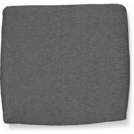 Kave Home - Coussin De Chaise Robert Gris Foncé Rectangulaire 44 X 40 Cm En Tissu Déhoussable - Gris 3 Kave Home - Coussin De Chaise Robert Gris Foncé Rectangulaire 44 X 40 Cm En Tissu Déhoussable - Gris