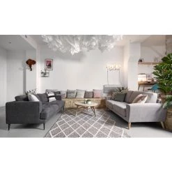 Kave Home - Housse De Coussin Frinn 45 X 45 Cm Noir - Beige 5 Kave Home - Housse De Coussin Frinn 45 X 45 Cm Noir - Beige -KAVE HOME Soldes 2022 12370961 2