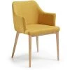 Kave Home - Chaise De Salle à Manger Croft Moutarde Avec Accoudoirs Et Pieds En Bois Massif De Frêne - Moutarde 2 Kave Home - Chaise De Salle à Manger Croft Moutarde Avec Accoudoirs Et Pieds En Bois Massif De Frêne - Moutarde -KAVE HOME Soldes 2022 12371000 1
