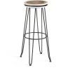 Kave Home - Tabouret De Bar Faye Noir 74 Cm Avec Dossier En Bois Massif De Mungur Et Structure En Acier Noir 1 Kave Home - Tabouret De Bar Faye Noir 74 Cm Avec Dossier En Bois Massif De Mungur Et Structure En Acier Noir -KAVE HOME Soldes 2022 12371053 1