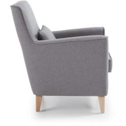 Kave Home - Fauteuil Glam Gris à Accoudoirs Et Pieds En Bois Massif De Hêtre - Gris 7 Kave Home - Fauteuil Glam Gris à Accoudoirs Et Pieds En Bois Massif De Hêtre - Gris -KAVE HOME Soldes 2022 12371085 2
