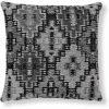 Kave Home - Housse Coussin Nazca 45x45 Cm Gris Foncé - Noir
