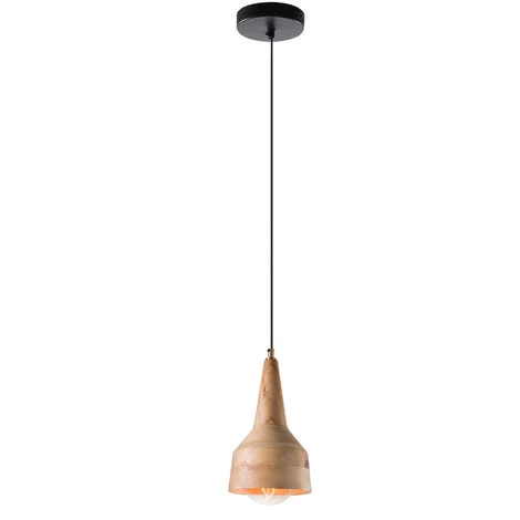 Kave Home - Suspension Allie 1 Ampoule En Bois Massif De Manguier - Naturel 4 Kave Home - Suspension Allie 1 Ampoule En Bois Massif De Manguier - Naturel – Image 2