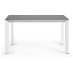 Kave Home - Table De Salle à Manger Extensible Axis Rectangulaire 140 (200) X 90 Cm En Porcelaine Vulcano Ro Avec Pieds En Acier Blanc - Gris 8 Kave Home - Table De Salle à Manger Extensible Axis Rectangulaire 140 (200) X 90 Cm En Porcelaine Vulcano Ro Avec Pieds En Acier Blanc - Gris -KAVE HOME Soldes 2022 12371500 3