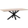 Kave Home - Table De Salle à Manger Argo Rectangulaire 180 X 100 Cm En Mélamine Et Pieds En Acier Noir - Naturel 1 Kave Home - Table De Salle à Manger Argo Rectangulaire 180 X 100 Cm En Mélamine Et Pieds En Acier Noir - Naturel -KAVE HOME Soldes 2022 12371509 1