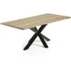 Kave Home - Table De Salle à Manger Argo Rectangulaire 220 X 100 Cm En Bois De Chêne Et Pieds En Acier Noir - Naturel 1 Kave Home - Table De Salle à Manger Argo Rectangulaire 220 X 100 Cm En Bois De Chêne Et Pieds En Acier Noir - Naturel -KAVE HOME Soldes 2022 12371534 1